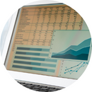Spreadsheet on a computer screen
