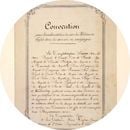 First page of the Geneva Convention 1864