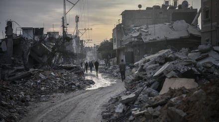 City destructed due to large scale conflict