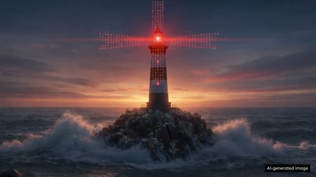 AI Generated image of a lighthouse