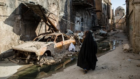 A woman in contested territory 