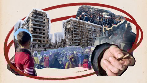 Compilation of civilians photos