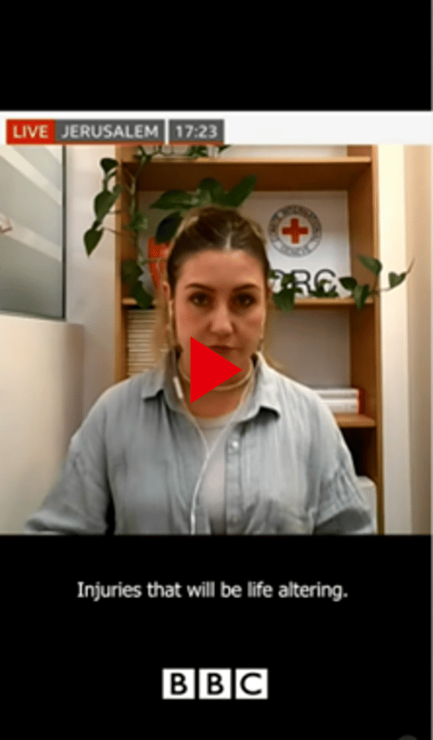 Sarah Davies, ICRC spokesperson, on bbc world service