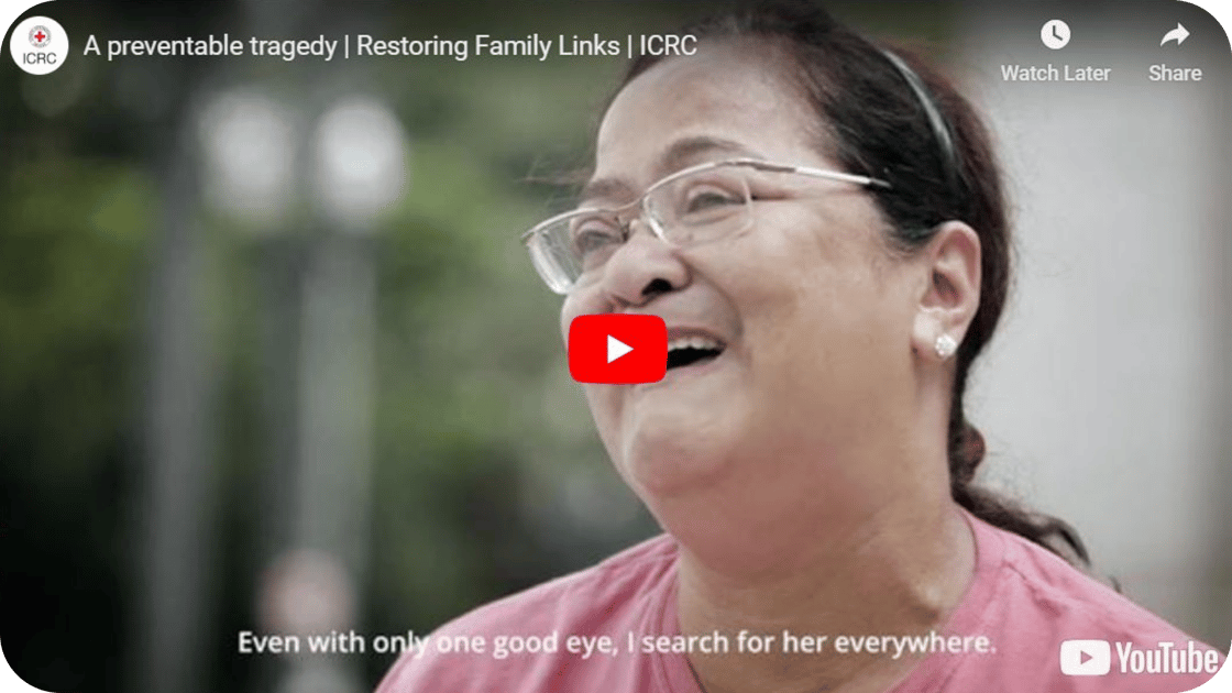 Youtube: A preventable tragedy | Restoring Family Links | ICRC