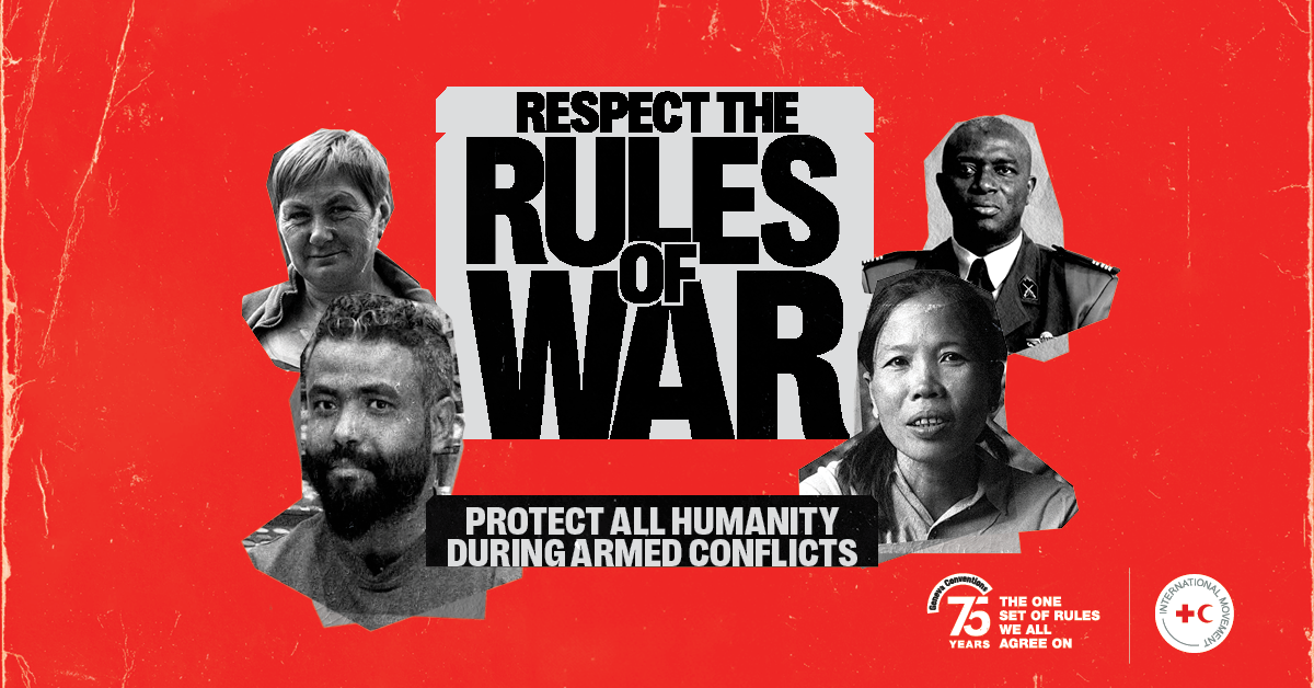 #RespectTheRulesOfWar Banner